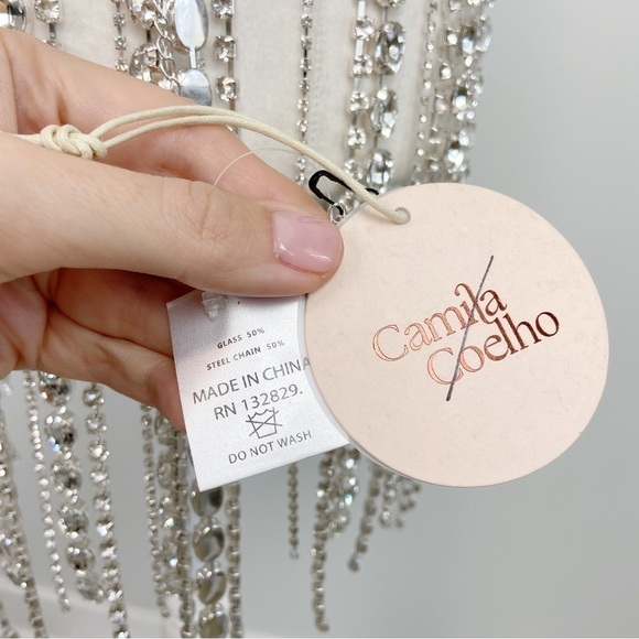 Camila Coelho Penny Skirt in Silver - Picture 9 of 9